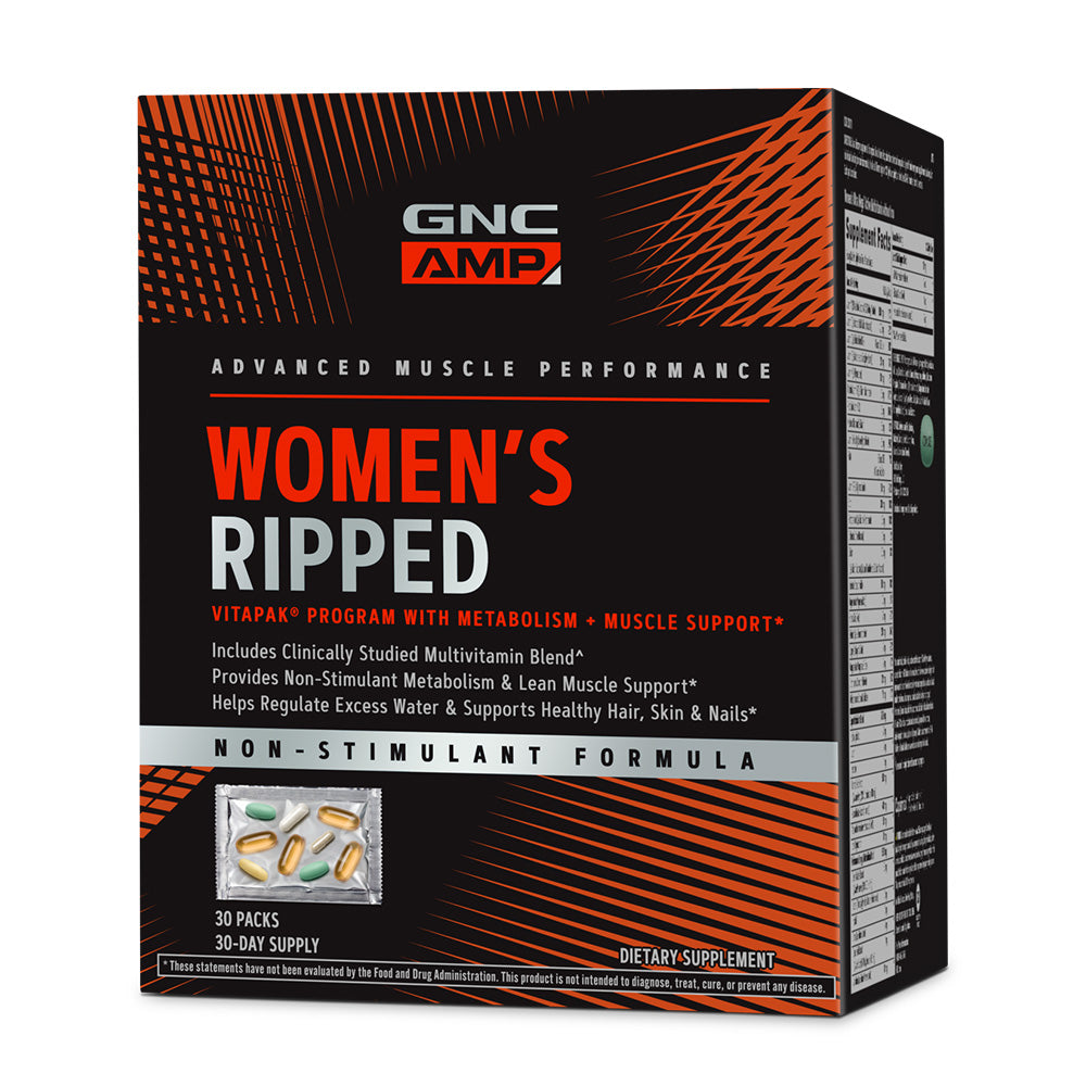 GNC AMP WOMENS RIPPED NON-STIM VITAPAK