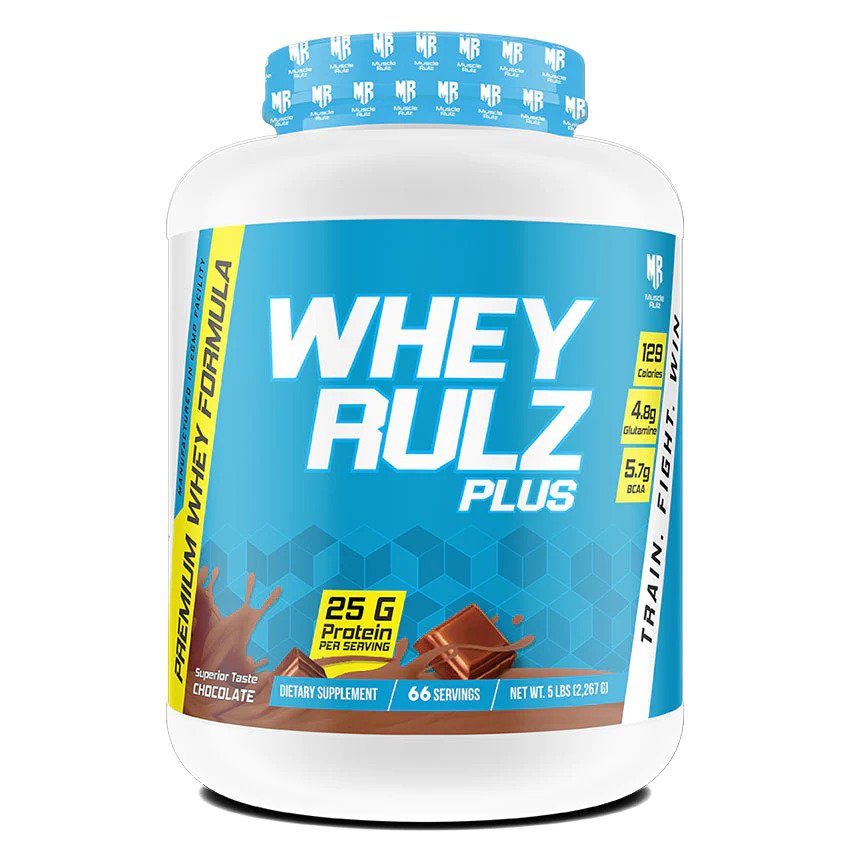 Muscle Rulz Whey Rulz Plus, Chocolate, 5 LB - Muscle Rulz
