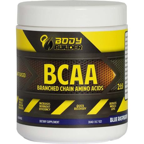 Body Builder BCAA, Blue Raspberry, 40 - Body Builder