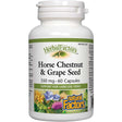 Natural Factors Horse Chestnut and Grape Seed, 60 Capsules - Natural Factors