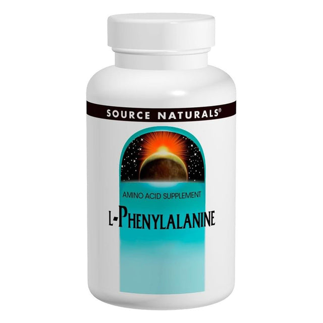 L-Phenylalanine 500 mg, 50 Tablets - Source Naturals. - Source Naturals