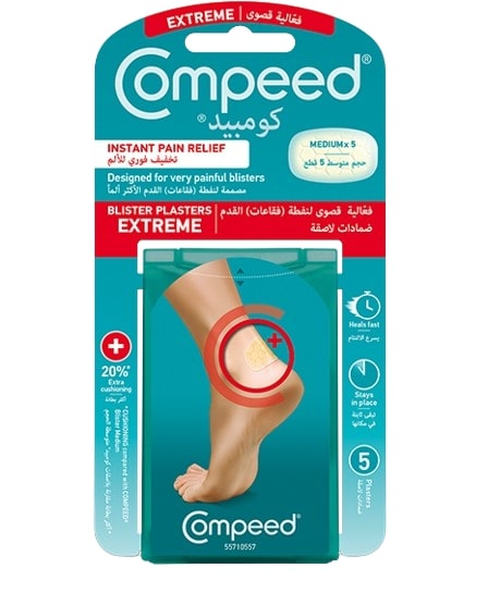 Compeed Extreme Blister Instant Pain Relief, 5 Plasters - Compeed