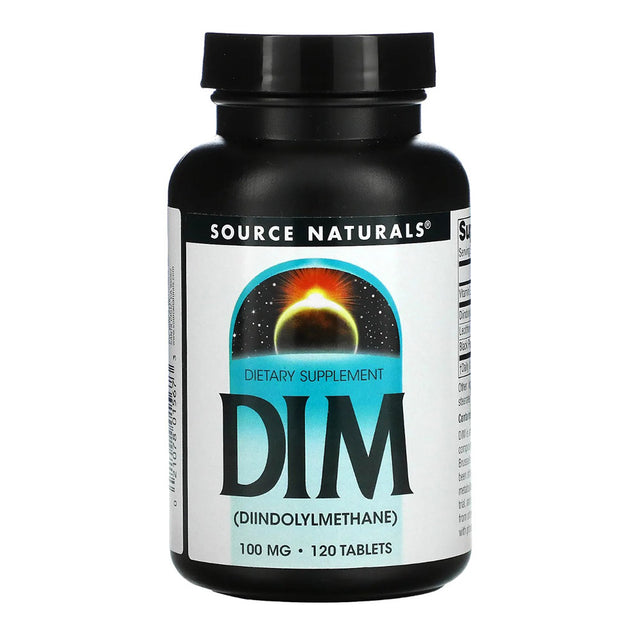 Source Naturals DIM, 100 mg, 120 Tablets - Source Naturals