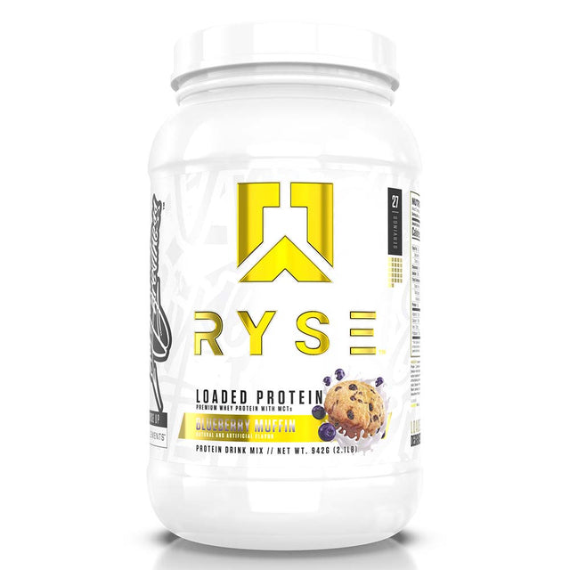 Loaded Whey Protein, Blueberry Muffin, 27g - RYES - RYSE