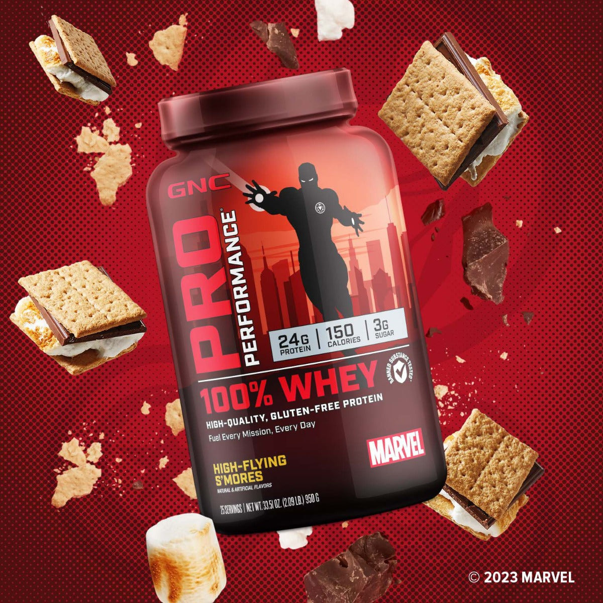 GNC PP WHEY MARVEL S&#39;MORES