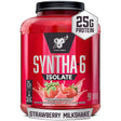 BSN Syntha-6 Isolate, Strawberry Milkshake, 4 LB - BSN