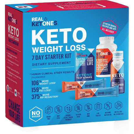 Real Ketones Keto Starter Kit, 7 Day Kit - Real Ketones