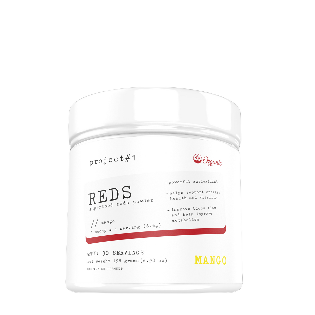 Project 1 Greens Superfood - Reds Mango - welzo