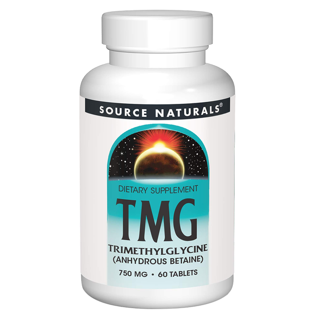 Source Naturals Trimethylglycine TMG, 750 mg, 60 Tablets - Source Naturals