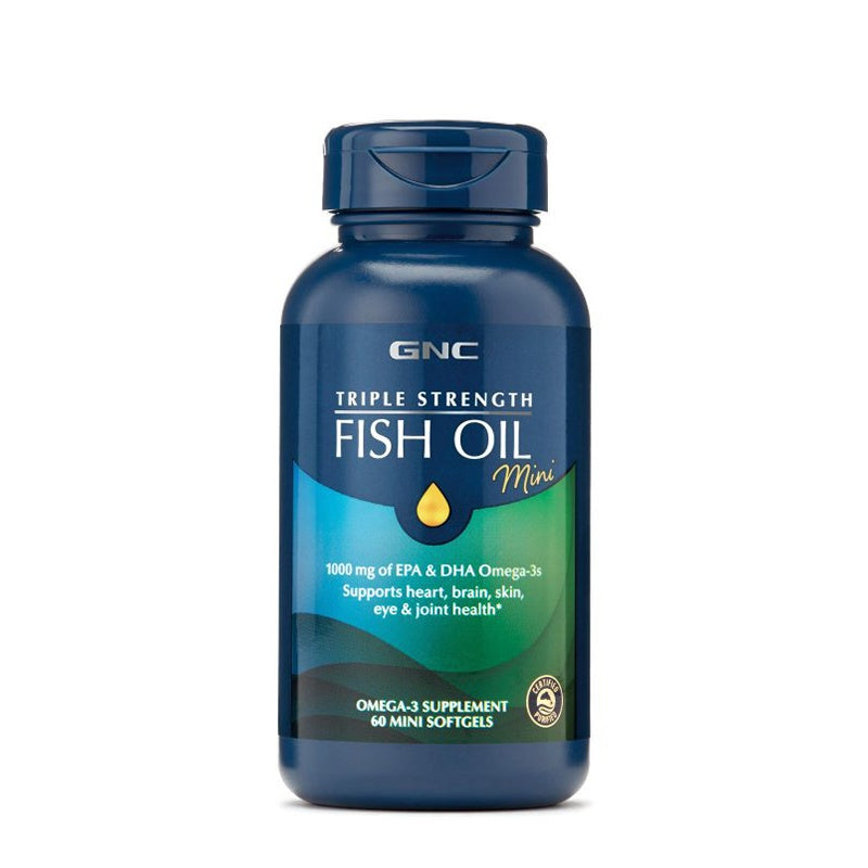 GNC TRIPLE STRENGTH FISH MINI 60