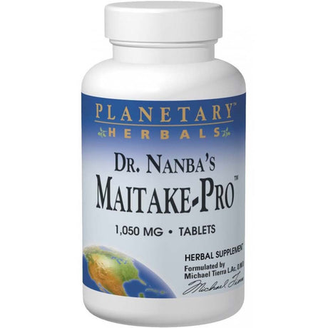 Planetary Herbals Dr. Nanba's Maitake Pro, 1050 mg, 30 Tablets - Planetary Herbals