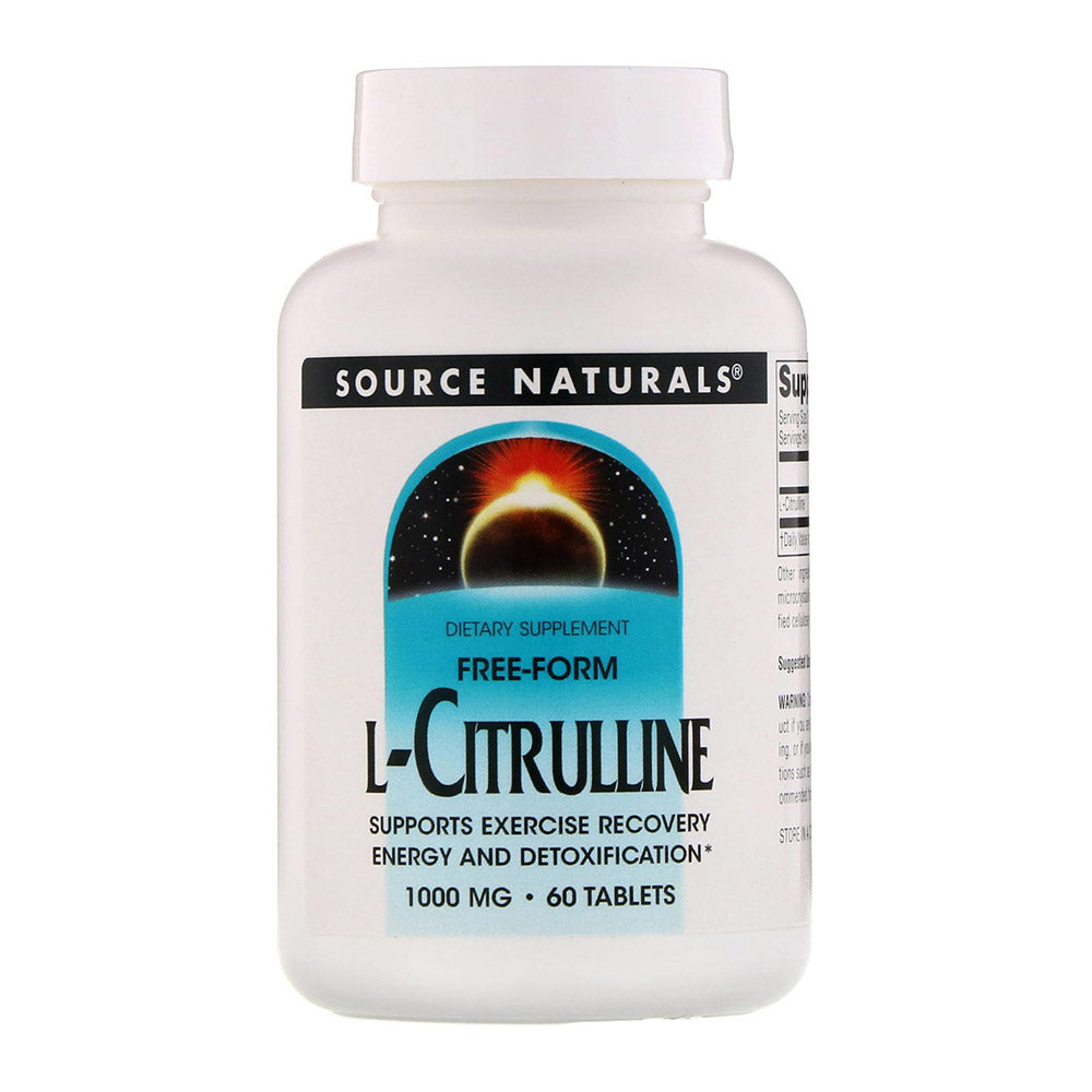 Source Naturals L-Citrulline, 1000 mg, 60 Tablets - Source Naturals