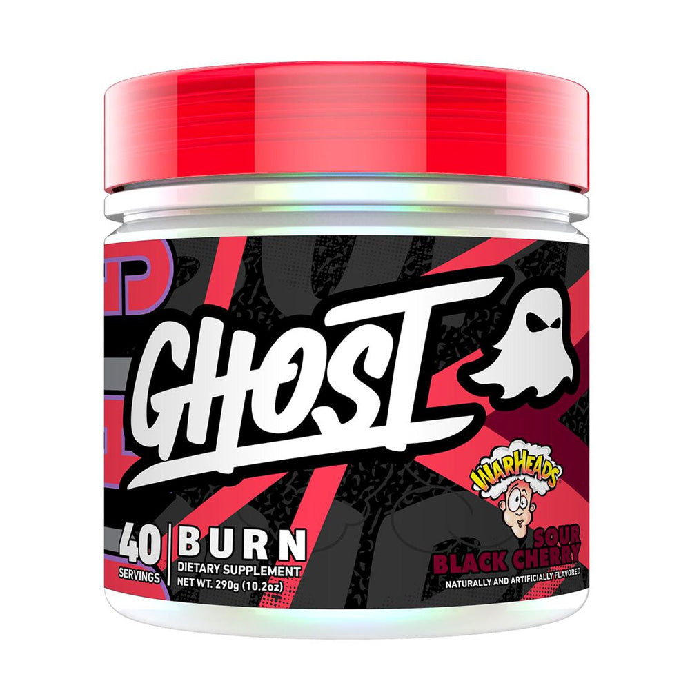 GHOST® BURN BLACK 40 SVG [(SOUR BLACK CHERRY 10.2 OZ)]