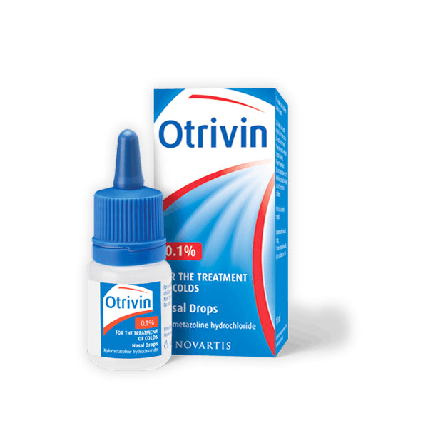 Otrivin Adult Nasal Drops, 10 ML - GSK