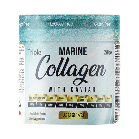 Laperva Triple Marine Collagen with Caviar, Pina Colada, 270 Gm - Laperva