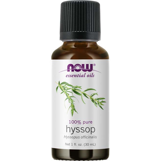 100% Pure Hyssop Oil, 30 ml - Now - Now