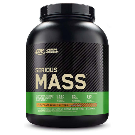 Optimum Nutrition Serious Mass, 6 LB, Chocolate Peanut Butter - Optimum Nutrition