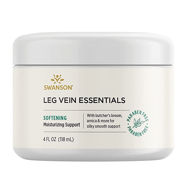 Swanson Essentials Leg Vein Cream, 118 ML - Swanson