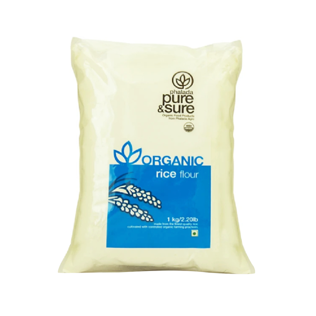 Pure & Sure Organic Rice Flour, 1 kg - Pure & Sure