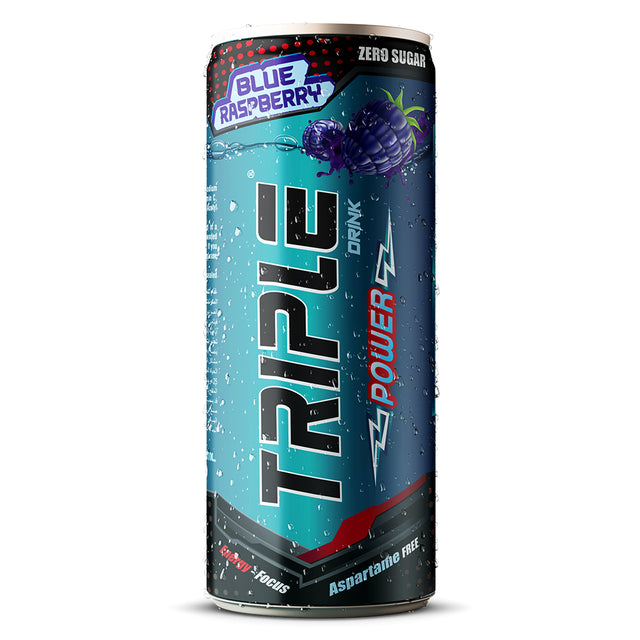 Energy Drink, Triple Power, Blue Raspberry, 1 Piece - Triple Power