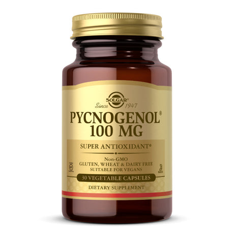 Solgar Pycnogenol, 30 Vegetable Capsules, 100 mg - Solgar