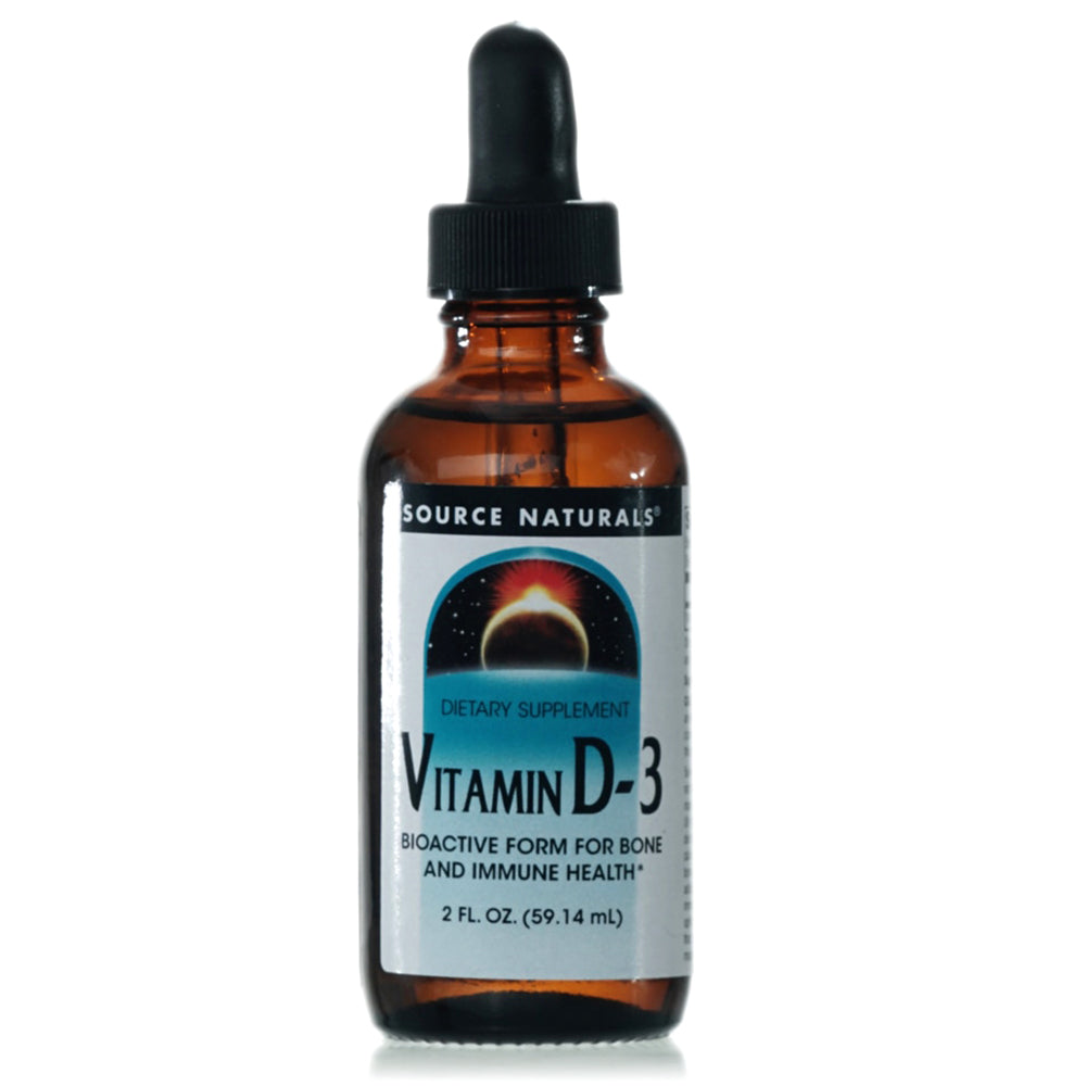 Vitamin D-3 2000 IU (50 mcg), 2 Oz, Source Naturals - Source Naturals