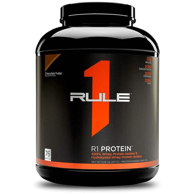 Chocolate Fudge Protein, Rule1 R1, 5 LB - Rule 1