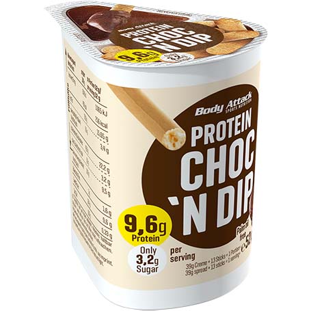 Body Attack Choc N Dip Protein, 1 Piece, Chocolate - Body Attack