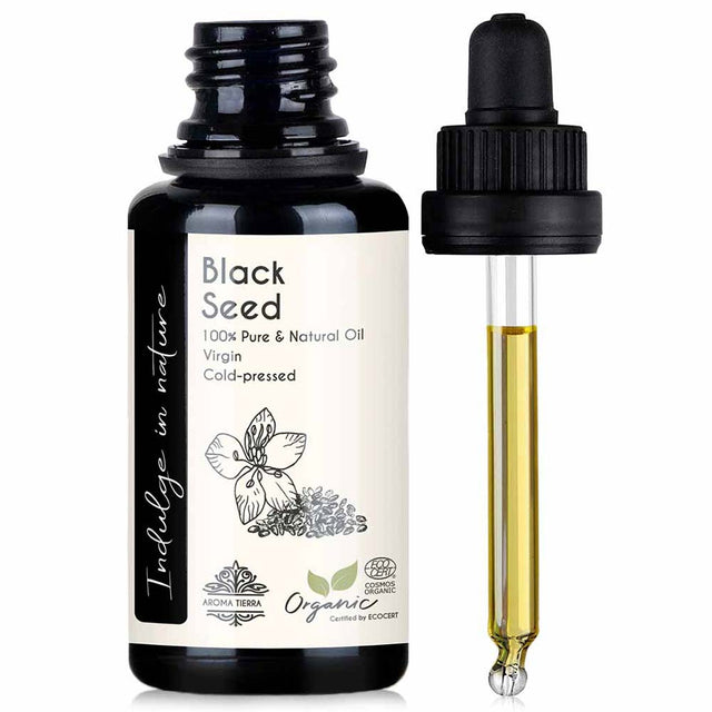 Aroma Tierra Organic Black Cumin (Black Seed Oil), 30 ml - Aroma Tierra