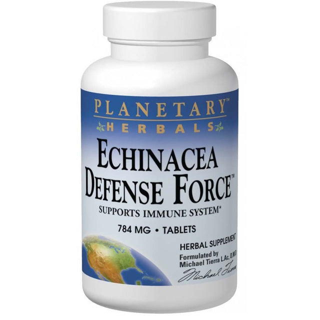 Planetary Herbals Echinacea Defense Force, 784 mg, 42 Tablets - Planetary Herbals