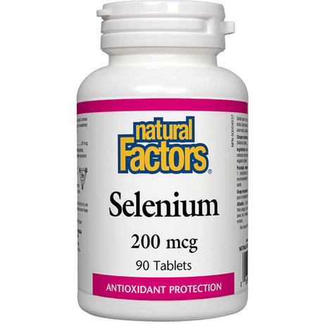 Natural Factors Selenium, 200 mcg, 90 Tablets - Natural Factors