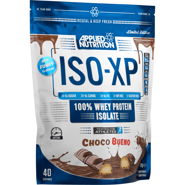 Applied Nutrition ISO-XP 100% Whey Protein Isolate, Chocolate Bueno, 1 kg - Applied Nutrition