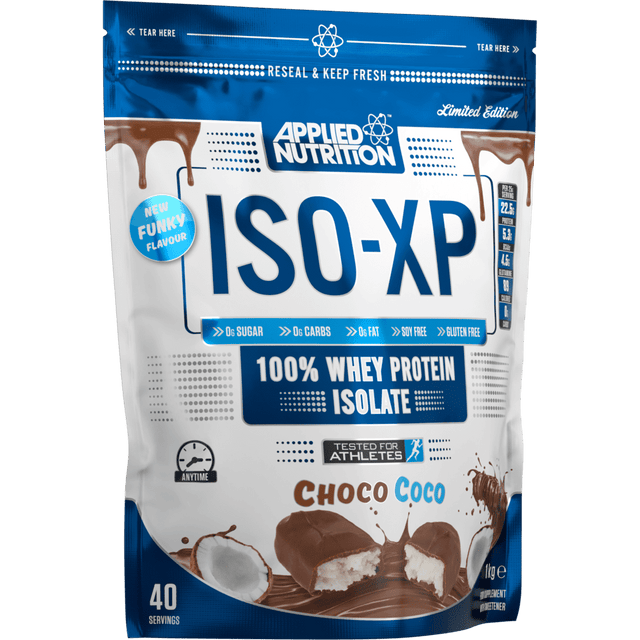 Applied Nutrition ISO-XP 100% Whey Protein Isolate, Chocolate Coconut, 1 kg - Applied Nutrition