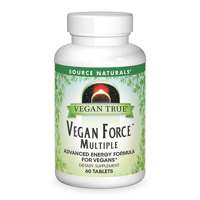 Source Naturals Vegan True Force Multiple, 60 Vegan Tablets - Source Naturals