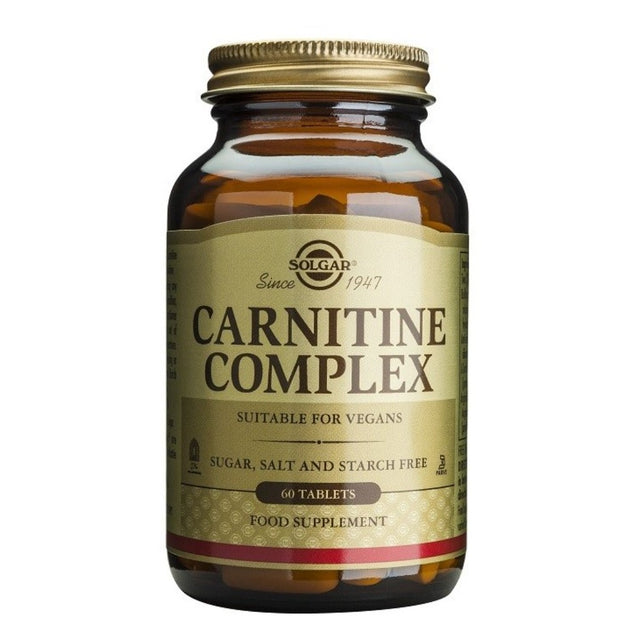 Carnitine Complex, Solgar, 60 Tablets - Solgar