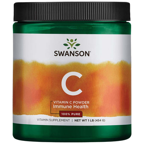 Swanson Vitamin C Powder, 1000 mg, 453 G - Swanson