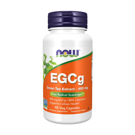 Now Green Tea Extract, 400 mg, 90 Veggie Capsules (EGCg) - Now