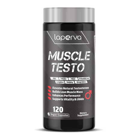 Laperva Muscle Testo, 120 Veggie Capsules - Laperva