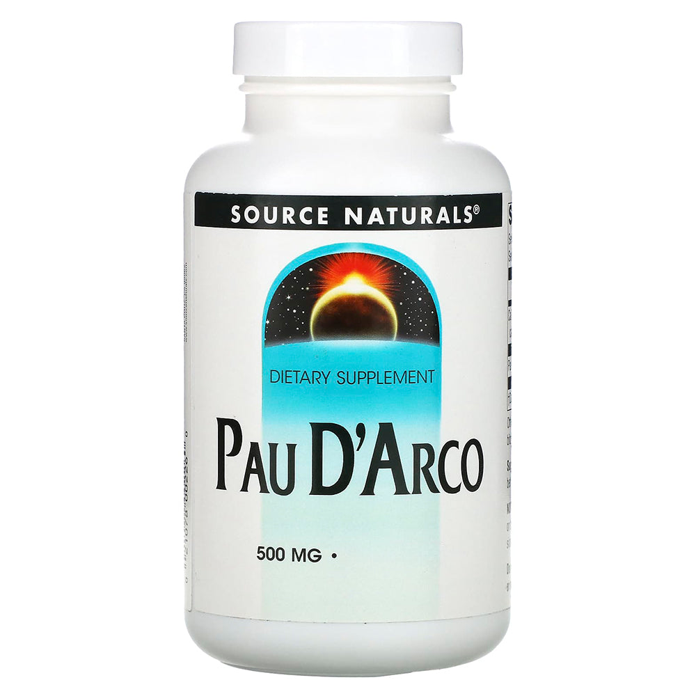 Source Naturals Pau D'Arco, 500 mg, 50 Tablets - Source Naturals