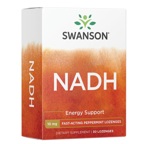 Swanson NADH Maximum Strength, 10 mg, 30 Lozenges - Swanson