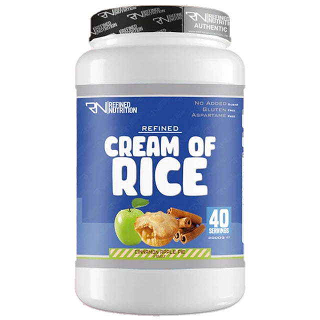 Cream of Rice, Refined Nutrition, Cinnamon Apple Pie, 2 Kg - Refined Nutrition