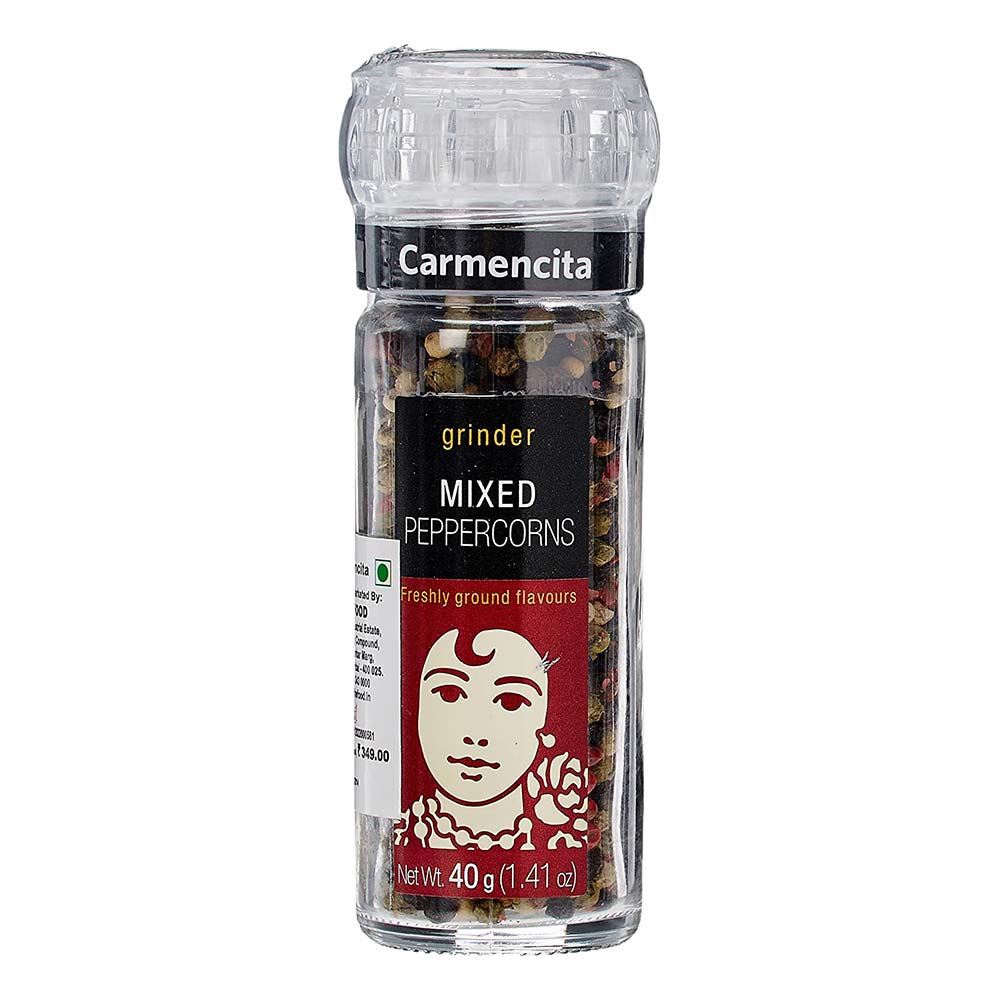 Carmencita Mixed Peppercorns Grinder, 40 Gm - Carmencita