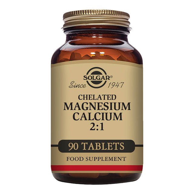 Chelated Magnesium Calcium 2:1, 90 Tablets - Solgar - Solgar