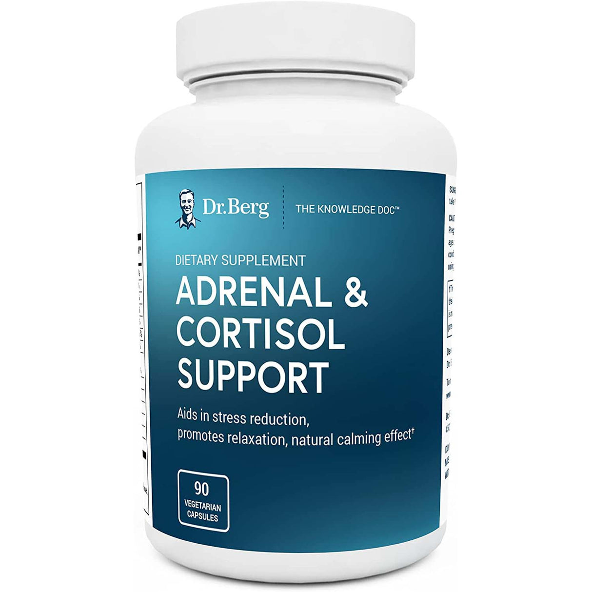 Dr. Berg Adrenal and Cortisol Support, 90 Veggie Capsules - Dr. Berg’s