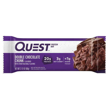 Quest Nutrition Double Chocolate Chunk Protein Bar, 1 Bar - Quest Nutrition