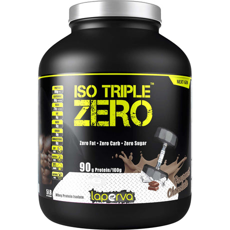 Laperva Iso Triple Zero Next Generation Whey Protein, Gourmet Chocolate, 5 LB - Laperva