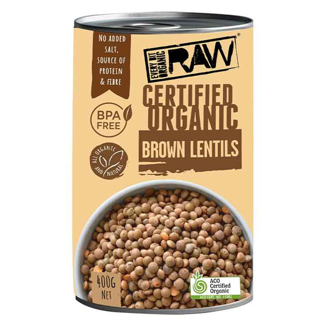 Organic Raw Brown Lentils, Every Bit, 400 Gm - Every Bit Organic Raw