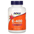 Vitamin E-400 with Mixed Tocopherols, 268 mg (400 IU), 250 Softgels - Now