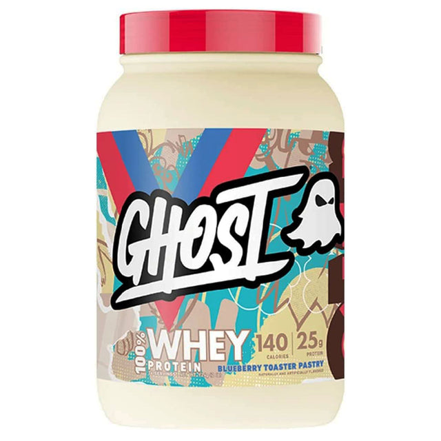 Ghost 100% Whey Protein, Blueberry Toaster Pastry, 2 LB - Ghost