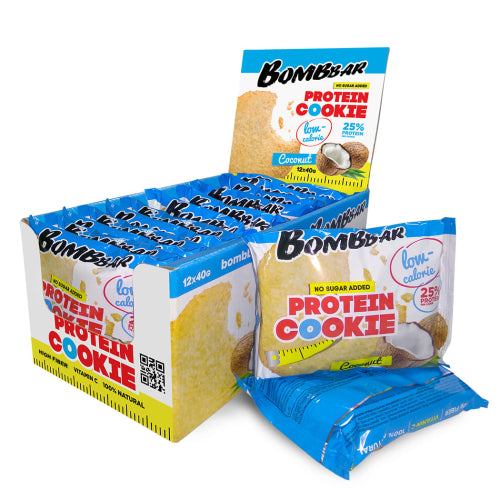 BombBar Protein Cookie, Coconut, 1 Piece - BombBar